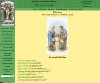 OLRL.org(Our Lady of the Rosary Library Traditional Catholic) Screenshot