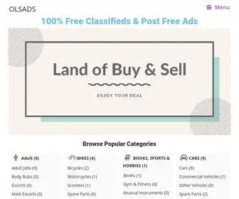 Olsads.com(Free Classified) Screenshot