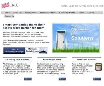 OLS.com.sg(ORIX Leasing Singapore Limited) Screenshot