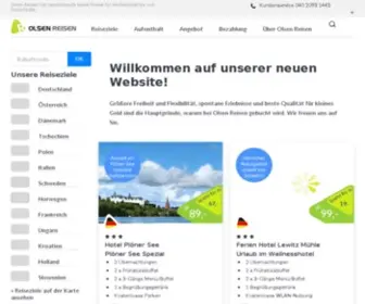 Olsen-Reisen.de(Olsen Reisen hat immer ein gutes Angebot) Screenshot