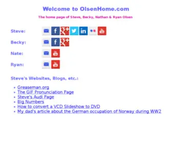 Olsenhome.com(Olsenhome) Screenshot