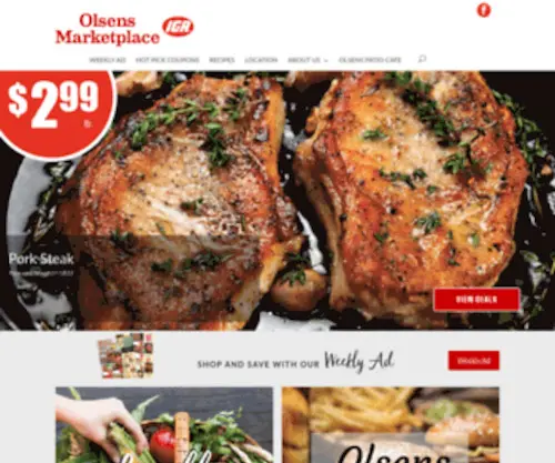 Olsensiga.com(Olsens Market) Screenshot