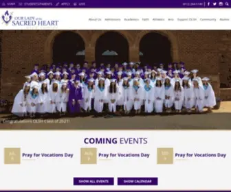 OLSH.org(Our Lady of the Sacred Heart High School) Screenshot