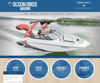 Olsonbrosmarine.com(Olson Brothers Marine) Screenshot