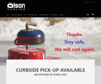 Olsoncurling.com(Olson Curling) Screenshot