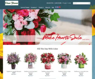 Olsonflorist.com(Salem Florist) Screenshot