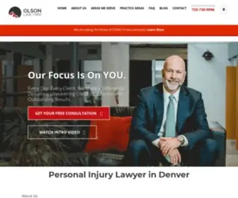 Olsonlawfirm.com(Olson Law Firm) Screenshot