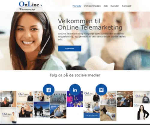 OLTM.dk(Online Telemarketing) Screenshot