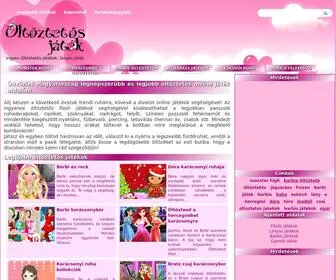 Oltoztetos-Jatekok-Lanyoknak.hu(Öltöztetős játékok) Screenshot