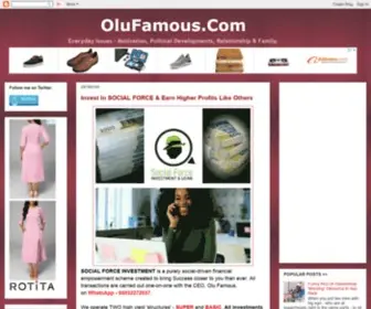 Olufamous.com(OluFamous) Screenshot