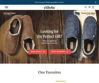 Olukai.com(OluKai started as a different approach to a footwear company. We wanted to create footwear) Screenshot