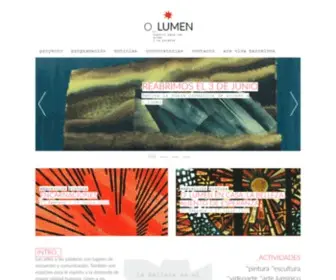 Olumen.org(Espacio para las artes y la palabra) Screenshot