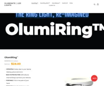 Oluminate.com(LED Lights) Screenshot