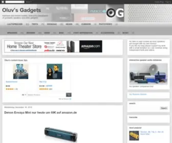 Oluvsgadgets.net(Oluv's Gadgets) Screenshot