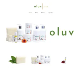 Oluvskin.com(Oluv Skin) Screenshot