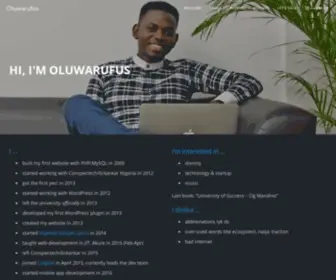 Oluwarufus.com(Husband of a beautiful soul) Screenshot