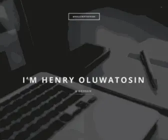 Oluwatosin.me(Personal Resume) Screenshot