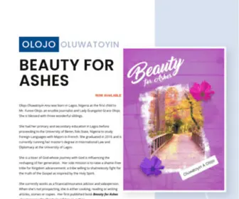 Oluwatoyinanu.com(Beauty For Ashes) Screenshot