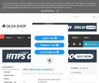 Olux.website(Olux shop Buy spam tools) Screenshot