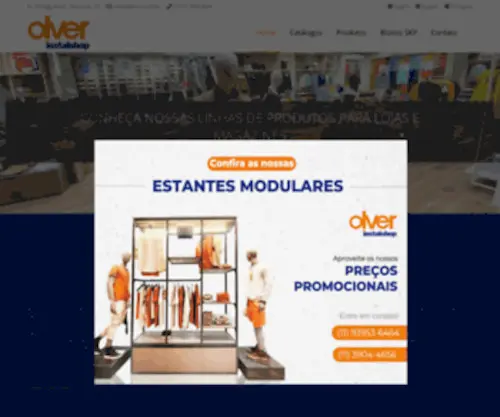 Olver.com.br(Olver Instalshop) Screenshot