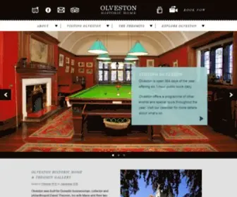 Olveston.co.nz(Olveston Historic Home Website) Screenshot