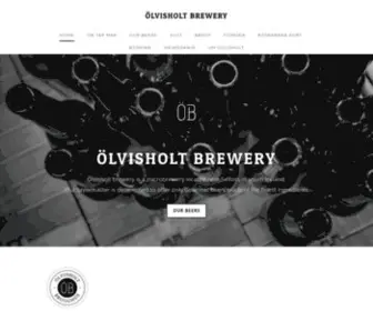 Olvisholt.is(Ölvisholt brewery) Screenshot