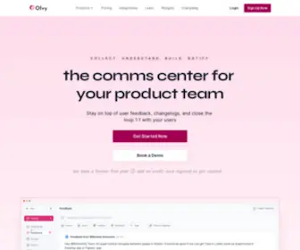 Olvy.co(Building products for product folks) Screenshot