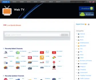 Olwebtv.com(OLWeb TV › Online Television) Screenshot