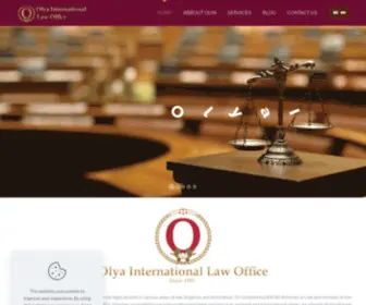 Olya.ir(Olya International Law Office) Screenshot