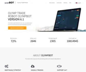 Olympbot.com(Olymp robot) Screenshot