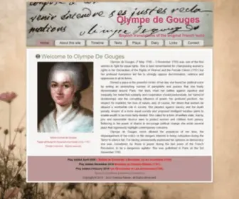 Olympedegouges.eu(Olympe de Gouges) Screenshot