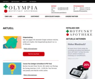 Olympia-Apotheke.ch(Olympia apotheke) Screenshot