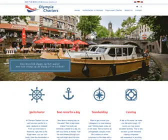 Olympia-Charters.nl(Yachtcharter and daycruiser rentals in the Netherlands) Screenshot