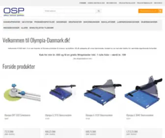 Olympia-Danmark.dk(Office Supply Partner ApS) Screenshot