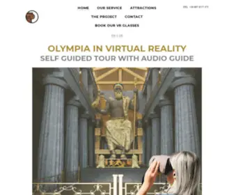 Olympiabackintime.com(Olympia in Virtual Reality) Screenshot
