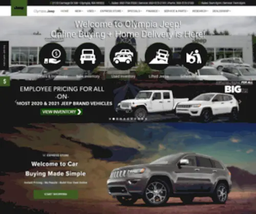 Olympiachryslerjeep.com(Bruce Titus Olympia Chrysler Jeep) Screenshot