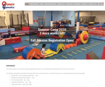 Olympiagymnastics.ca(Recreational, Competitive, Camps, Parties and Drop-Ins) Screenshot