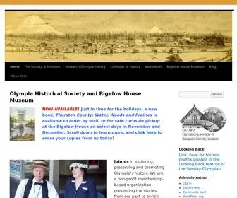 Olympiahistory.org(Olympia Historical Society) Screenshot