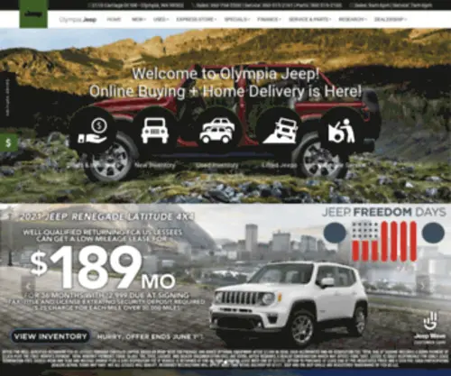Olympiajeep.com(Olympia Jeep) Screenshot