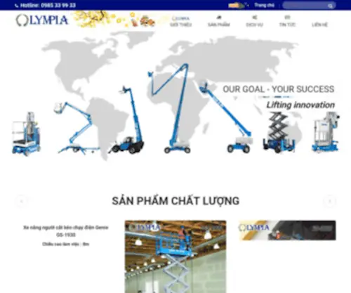 Olympialift.com.vn(OLYMPIA VIET NAM INDUSTRIES) Screenshot