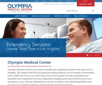 Olympiamc.com(Olympia Medical Center) Screenshot