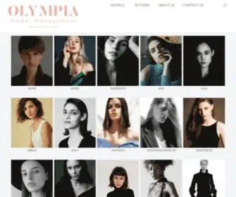 Olympiamodel.com(Olympia Models) Screenshot
