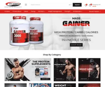 Olympianutritions.com(Sports Nutrition Supplements Online India) Screenshot