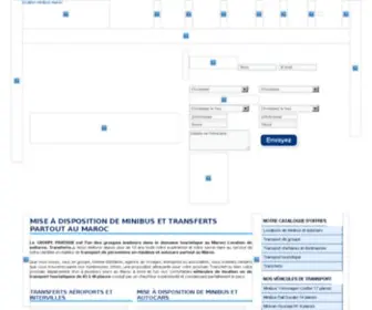 Olympiatransport.ma(Location minibus Maroc) Screenshot