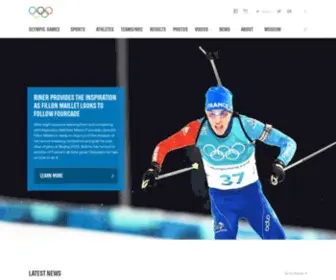 Olympic.org(Olympics) Screenshot