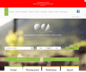 Olympica.ch(Hotel Olympica in Brig) Screenshot