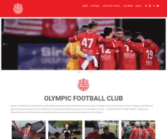 OlympicFc.net.au(Olympic FC) Screenshot