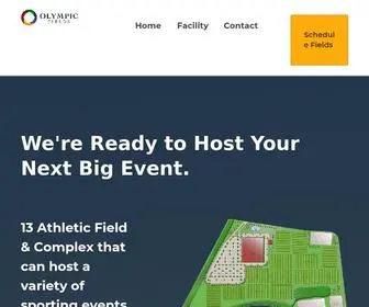 OlympicFields.com(Premier Athletic Fields in Cincinnati) Screenshot