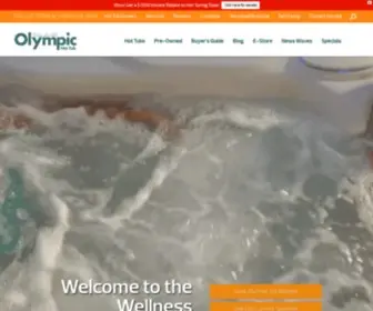 Olympichottub.com(Hot Tubs) Screenshot