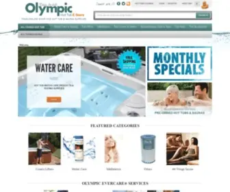 OlympichottubeStore.com(Olympic Hot Tub E) Screenshot